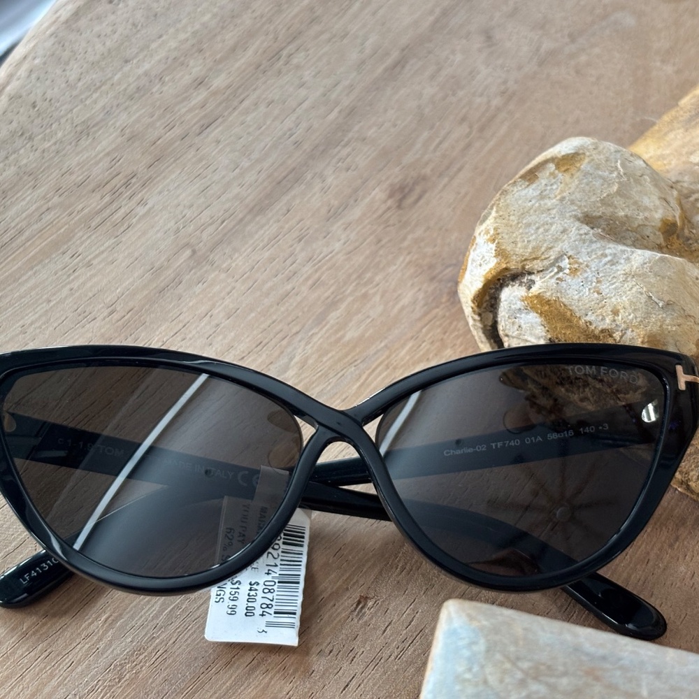 Women's Tom Ford Black Cat Eye Sunglasses